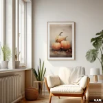 Kitchen Wall Art – Autumn Pumpkins Vintage Printable Oil Painting - Image 7