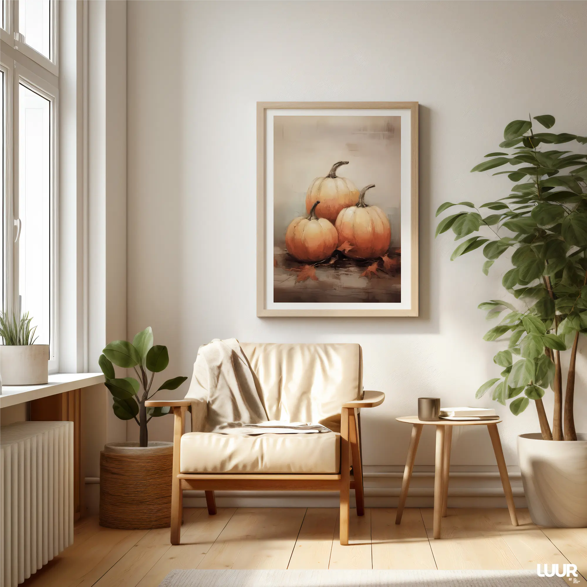 wall-art-wall-decor Kitchen Wall Art – Autumn Pumpkins Vintage Printable Oil Painting - Image 9