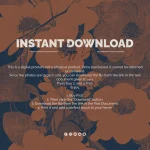 Flower Wall Art – Vibrant Asian Floral Printable Poster for Home Decor | Colorful Botanical Digital Art Print - Image 10