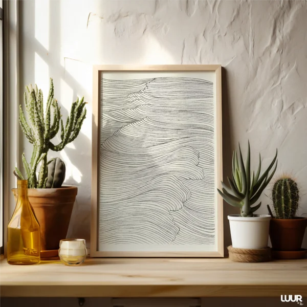 Line Art Wall Art Abstract Printable, Minimal Line Drawing Poster, Modern Neutral Home Decor, Contemporary Digital Download, Art Deco Print