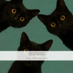 Funny Bathroom Wall Art, Black Cat Wall Art Poster, Are You Pooping Cat Print, Quirky Toilet Decor, Printable Bathroom Humor Art