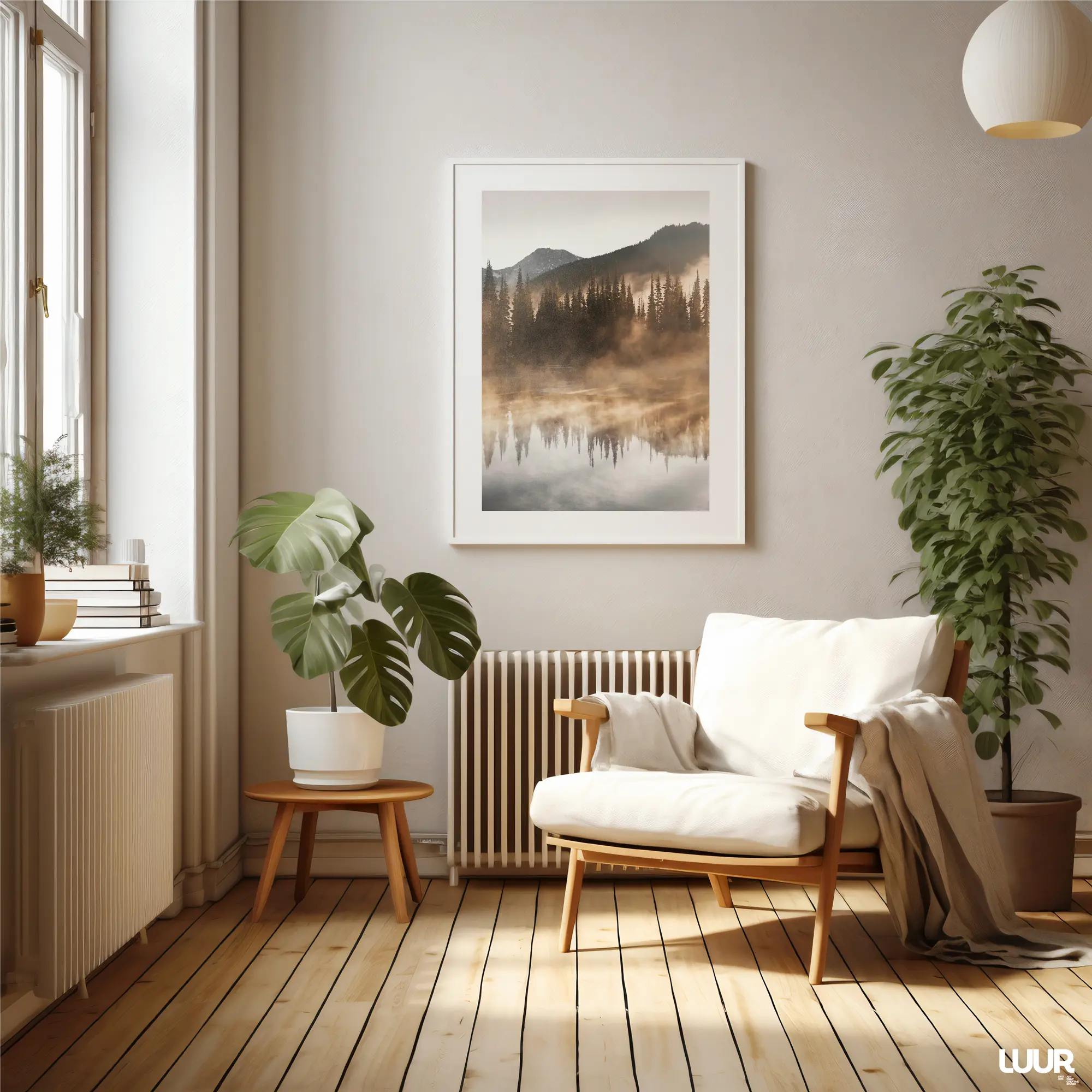 Mountain Wall Art, Large Mountain Landscape Wall Art Print, Misty Forest Lake Nature Poster, Modern Neutral Home Decor, Digital Download Mountain Wall Art, Large Mountain Landscape Wall Art Print, Misty Forest Lake Nature Poster, Modern Neutral Home Decor, Digital Download