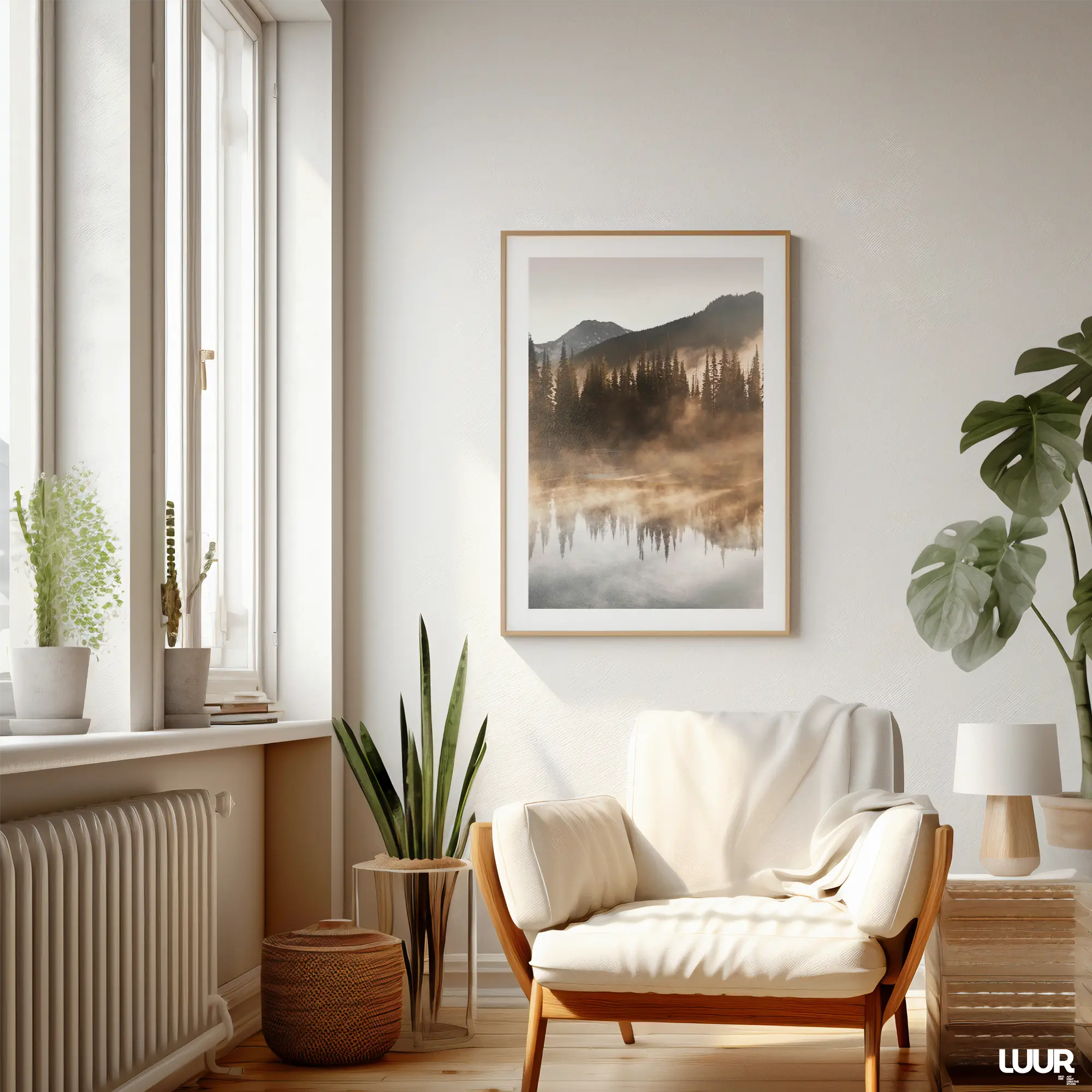 Mountain Wall Art, Large Mountain Landscape Wall Art Print, Misty Forest Lake Nature Poster, Modern Neutral Home Decor, Digital Download Mountain Wall Art, Large Mountain Landscape Wall Art Print, Misty Forest Lake Nature Poster, Modern Neutral Home Decor, Digital Download