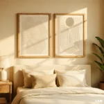 Line Art Wall Art Set of 2 – Minimal Abstract Beige Printable Decor - Image 7