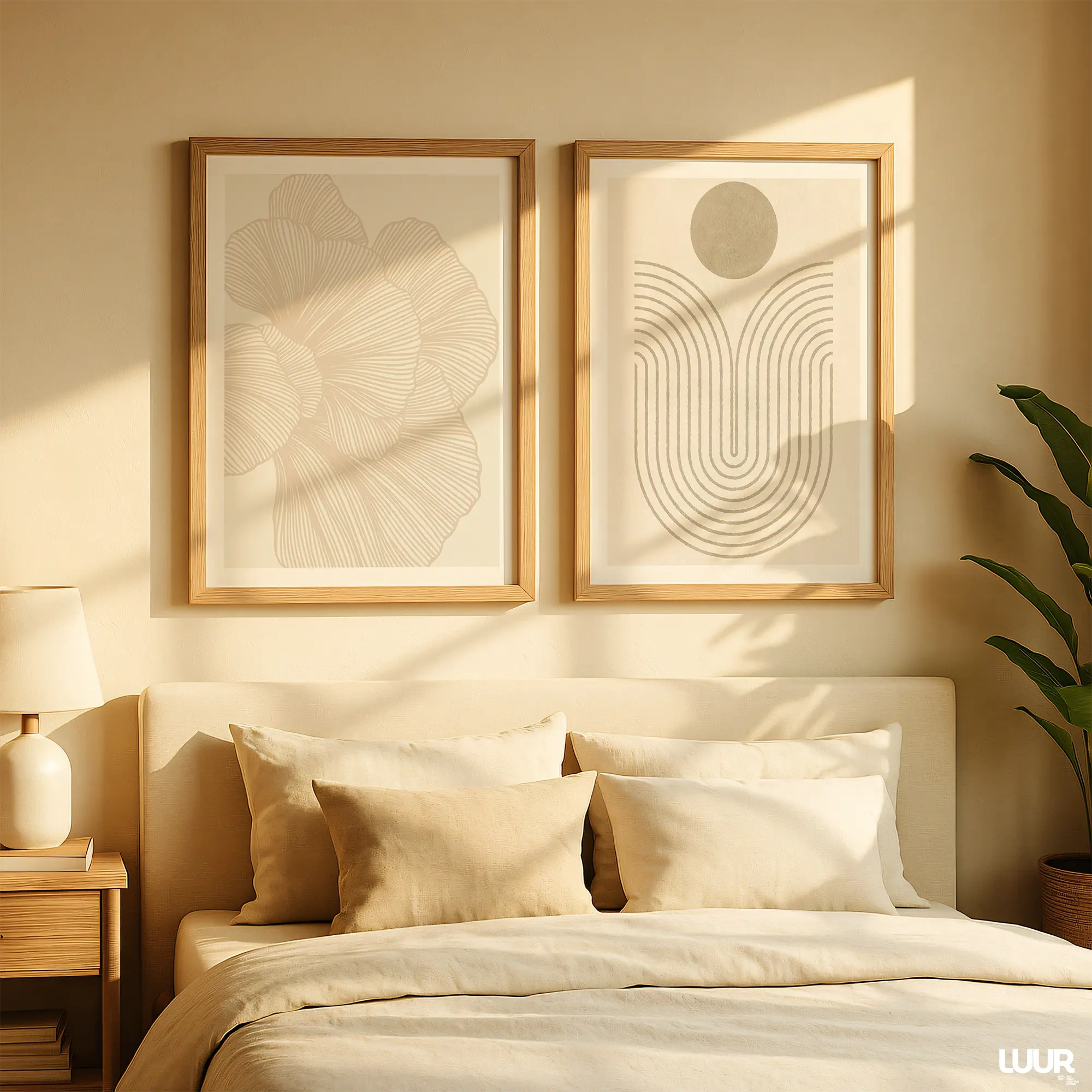 set-of-2-print Line Art Wall Art Set of 2 – Minimal Abstract Beige Printable Decor - Image 7