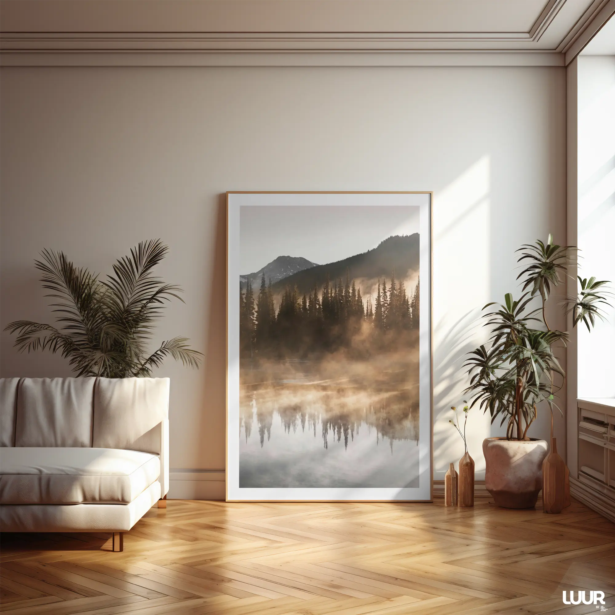Mountain Wall Art, Large Mountain Landscape Wall Art Print, Misty Forest Lake Nature Poster, Modern Neutral Home Decor, Digital Download Mountain Wall Art, Large Mountain Landscape Wall Art Print, Misty Forest Lake Nature Poster, Modern Neutral Home Decor, Digital Download