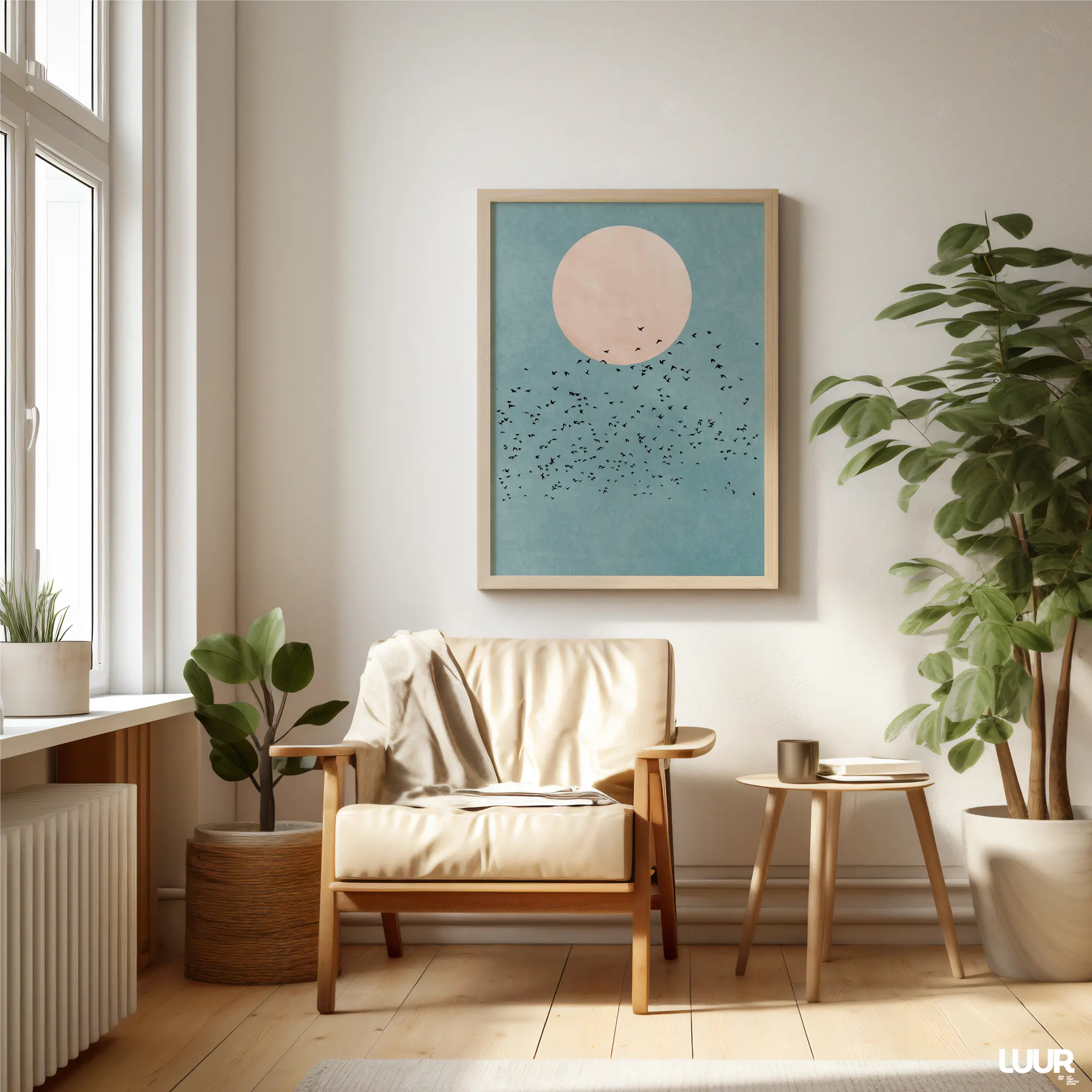 Blue Wall Art Printable, Minimal Moon and Birds Poster, Modern Sky Illustration, Calm Contemporary Home Decor, Digital Download Blue Wall Art Printable, Minimal Moon and Birds Poster, Modern Sky Illustration, Calm Contemporary Home Decor, Digital Download