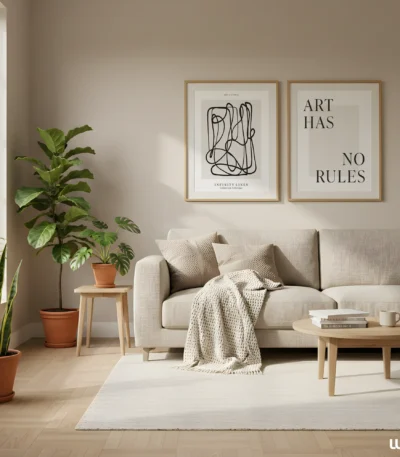 Wall Art Set of 2 Abstract Printable, Minimal Lines Art, Modern Neutral Gallery Wall Art, Contemporary Abstract Poster Set, Digital Art