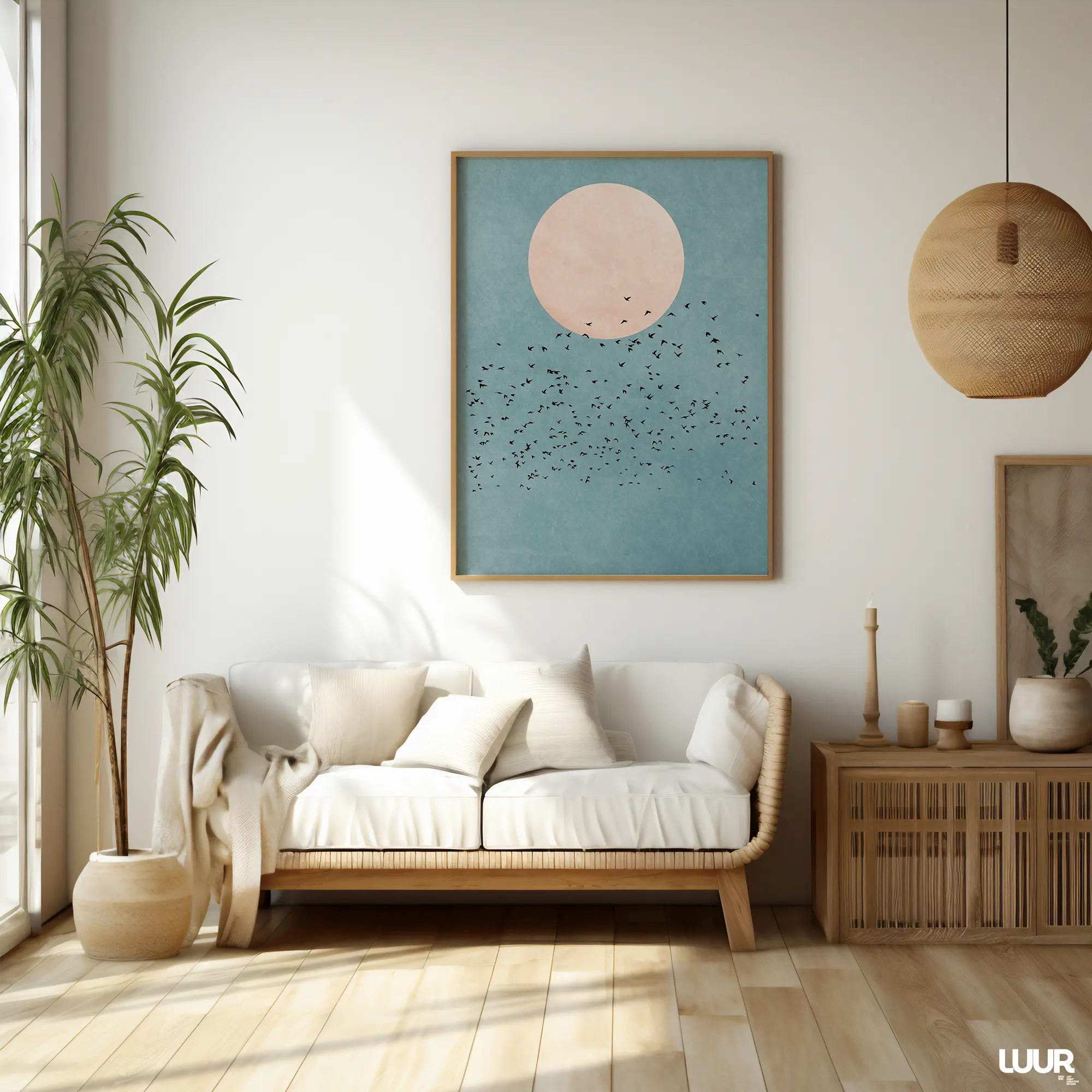 Blue Wall Art Printable, Minimal Moon and Birds Poster, Modern Sky Illustration, Calm Contemporary Home Decor, Digital Download Blue Wall Art Printable, Minimal Moon and Birds Poster, Modern Sky Illustration, Calm Contemporary Home Decor, Digital Download