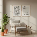 Wall Art Set of 2 Abstract Printable, Minimal Lines Art, Modern Neutral Gallery Wall Art, Contemporary Abstract Poster Set, Digital Art - Image 5