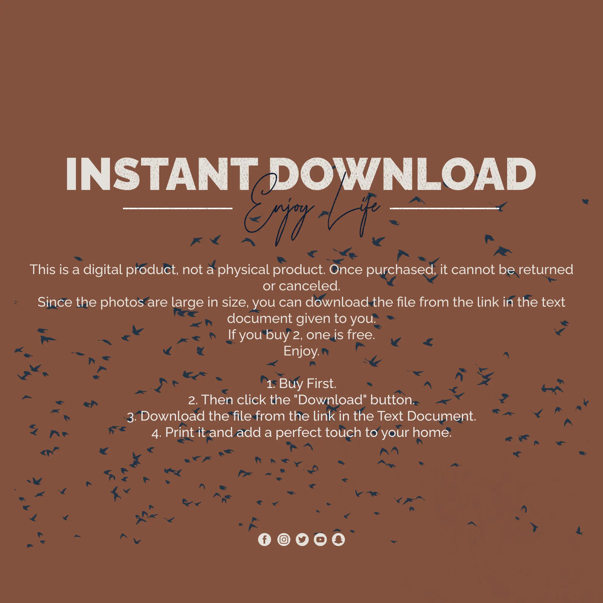 Blue Wall Art Printable, Minimal Moon and Birds Poster, Modern Sky Illustration, Calm Contemporary Home Decor, Digital Download Blue Wall Art Printable, Minimal Moon and Birds Poster, Modern Sky Illustration, Calm Contemporary Home Decor, Digital Download