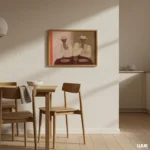 Cowgirl Wall Art Print, Pink Western Decor, Trendy Girls Night Poster, Modern Wine Dinner Gallery Wall Art, Kitchen Wall Decor